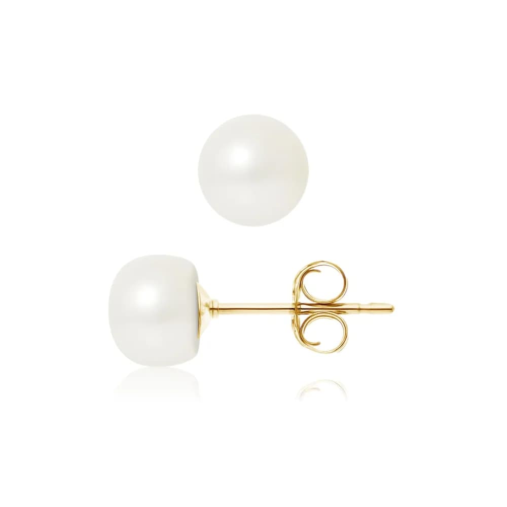 Boucles d'Oreilles Ancienne Perle