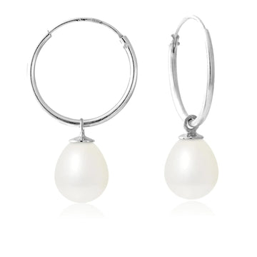 Boucles d'Oreilles Anciennes Perles